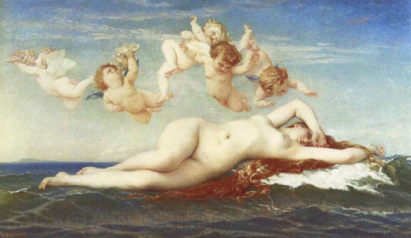 Alexandre Cabanel La Naissance de Venus Norge oil painting art